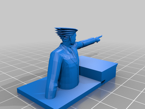 objection props ace aceattorney attorney defense phoenix wright 3d print model - Mito3D