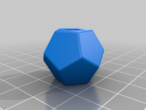 kalibrasyon dodecahedron 3d baskı testleri platonik katı yazıcı test yazdırma 3d print model - Mito3D
