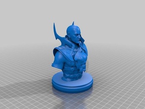 quan chi busto jouets & jeux action figure jeu mortal kombat la statue 3d print model - Mito3D