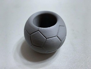 soccer ball napkin ring kitchen & dining 3d print model - Mito3D