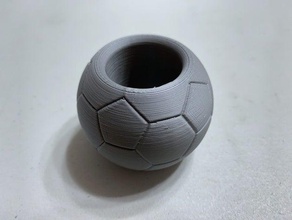 balón de fútbol anillo servilleta cocina y comedor 3d print model - Mito3D