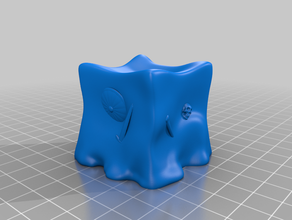 hohl, gallertartig Cubes Spiele dnd Miniatur Monster 3d print model - Mito3D