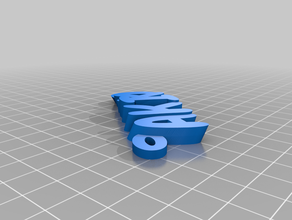 akiko Schlüsselanhänger kundengebundene 3d print model - Mito3D