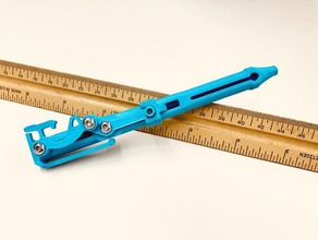 mechanical linkage pen mki diy drafting fidget puzzle 3d print model - Mito3D