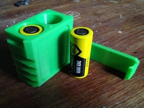 18650 bateria caso eletrônica 3d print model - Mito3D