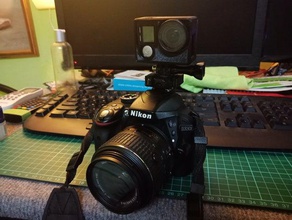 gopro fixation rapide de la base dslr griffe caméra 3d print model - Mito3D