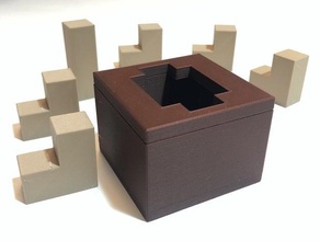 mushkila 2 - packing puzzle puzzles 3d print model - Mito3D