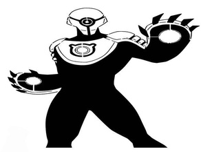 shreik stencil 2d art batman beyond logo dc comics villain 3d print model - Mito3D