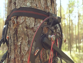 bow hook tree molle webbing loop archery mount bowhunting 3d print model - Mito3D