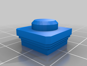 capitel p cuadradapared 1 Bau-Spielzeug exin castillos 3d print model - Mito3D