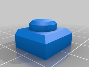 pedestal de 6 pared juguetes construcción exin castillos 3d print model - Mito3D