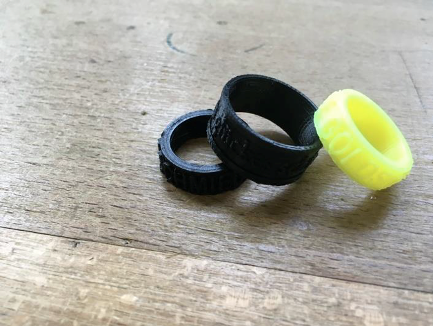 e3d+lord ring egzersiz veteriner öğrenme e3d+veteriner yüzük 3D print model - Mito3D