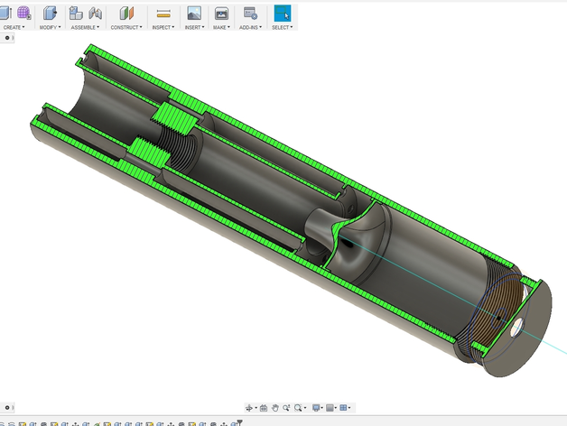 Softair-suppressor-m4 ar15 m14x1 Links 3d-drucken 6mm airsoft airsoft-moderator Softair-suppressor Zubehör m4 moderator m 4 der Pneumatik pneumaticsproject 3D print model - Mito3D