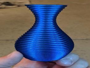 dokulu twist vazo sanat burgulu vazolar 3d print model - Mito3D