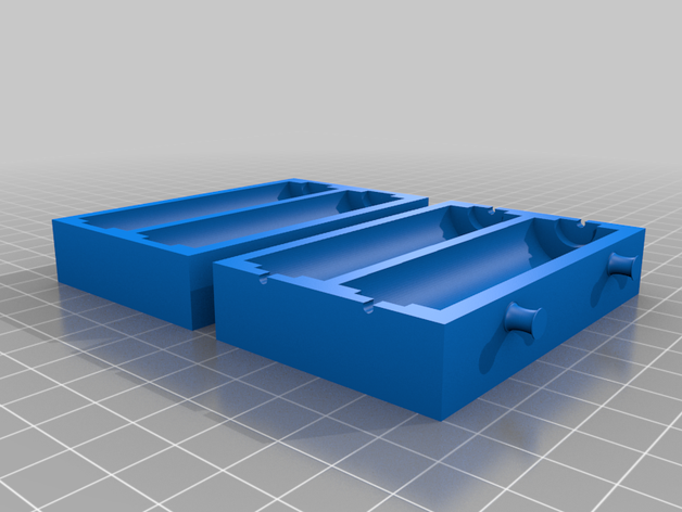 le boîtier de la batterie 18650 bricolage couvercle support cas 3D print model - Mito3D