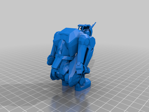 mass effect loki-mech Modell-Roboter 3d print model - Mito3D