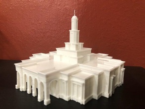 trujillo peru temple buildings & structures lds church temples mormon 3d print model - Mito3D