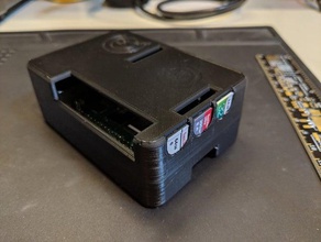 raspberry pi 4 case micro sd card slots electronics 3d print model - Mito3D