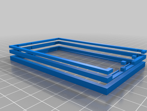 hyperpixel 4 case go faster stripes electronics 3d print model - Mito3D