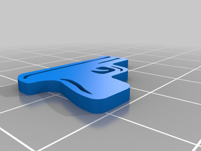 bookmark hardcase crime hobby 3d print model - Mito3D