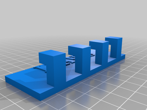 llavero - anahtar tutucu ev anahtarları llave llaveros 3d print model - Mito3D