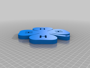 4h Anahtarlık sanat 3d print model - Mito3D
