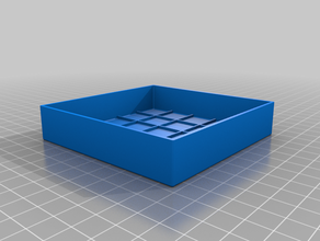 dice grid tray dicetray 3d print model - Mito3D