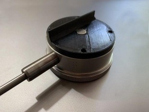 magnetische Rückseite der Messuhr Werkzeugmaschinen mit Drehbank magnetic mini Präzision 3d print model - Mito3D
