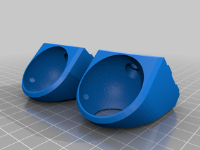 low profile v-slot squash ball feet bear edition multicolor 3d printer parts 3d print model - Mito3D
