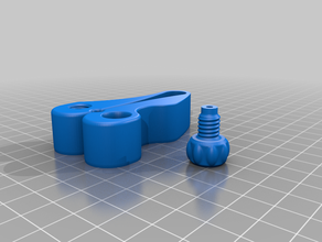 cube3 back-2-noções básicas de corte ranhuras b2b projeto Impressora 3d peças Sistemas bowden tubo 3d print model - Mito3D