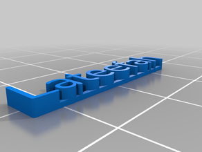 meu personalizada 3d placa com o nome - do lat esculturas personalizado 3d print model - Mito3D