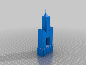85 skytower Gebäude & Strukturen Wolkenkratzer taiwan 3d print model - Mito3D