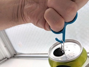 tirez la languette crochet nourriture et boisson 3d print model - Mito3D