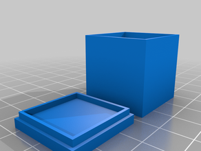caixa padrão do agregado familiar a de armazenamento 3d print model - Mito3D