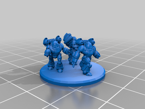 battletech inner sphere battle armor armour remix model robots 6mm battlearmor mwo 3d print model - Mito3D