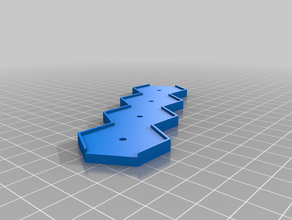 modelo de perfuração todos os ímãs jogos gloomhaven hex ímã magnética o terreno 3d print model - Mito3D