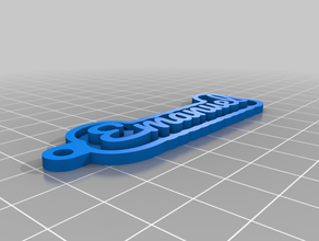 emanuel Schlüsselanhänger kundengebundene 3d print model - Mito3D