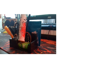 stand vape tools coil eliquid battery liquid 3d print model - Mito3D