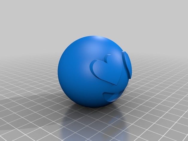 carinha sorridente olhos em formato cora o las esculturas emoji emojis imprimibles de cosa cosas 3D print model - Mito3D