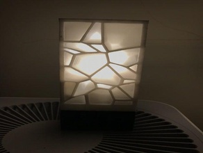 voronoi lâmpada pro 3d print model - Mito3D