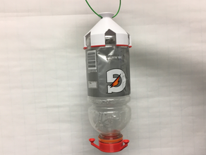 gatorade humming bird feeder adapters math art 3d print model - Mito3D