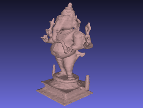 ganesha statue sculptures elephant hindu multicolor 3d print model - Mito3D