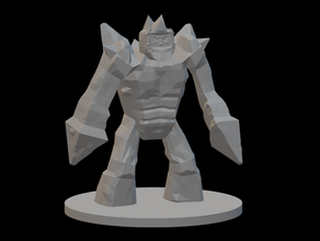 elemental - ice lord games 28mm dnd dungeons dragons mini miniature miniatures minis monster roleplaying rpg tabletop taleofenki 3d print model - Mito3D
