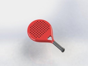 raquete padel esporte & ao ar livre bola solidworks tênis 3d print model - Mito3D