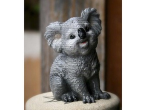 koala sculture animale orso il oso 3d print model - Mito3D