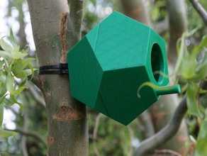 dodeca bird house outdoor & garden 3d print model - Mito3D