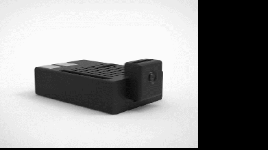 raspberry pi sleeve case camera mount electronics motioneyeos octopi octoprint 3 3d print model - Mito3D
