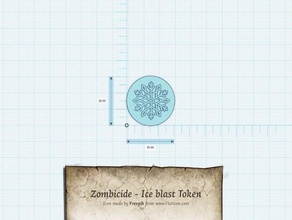 zombicide - ice token games beowulf black plague green horde blast kickstarter wulfsburg 3d print model - Mito3D