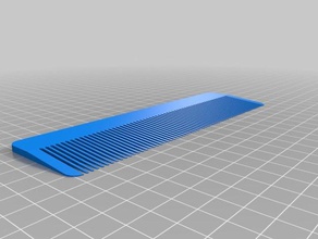my customized comb 2 bathroom 3d print model - Mito3D