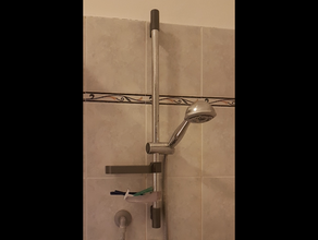 barra de chuveiro - tampa 24mm casa banho pac acessórios com duche 3d print model - Mito3D